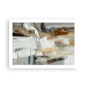 Pôster - Camadas coloridas - 70x50 cm