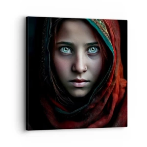 Quadro em tela - Princesa oriental - 30x30 cm