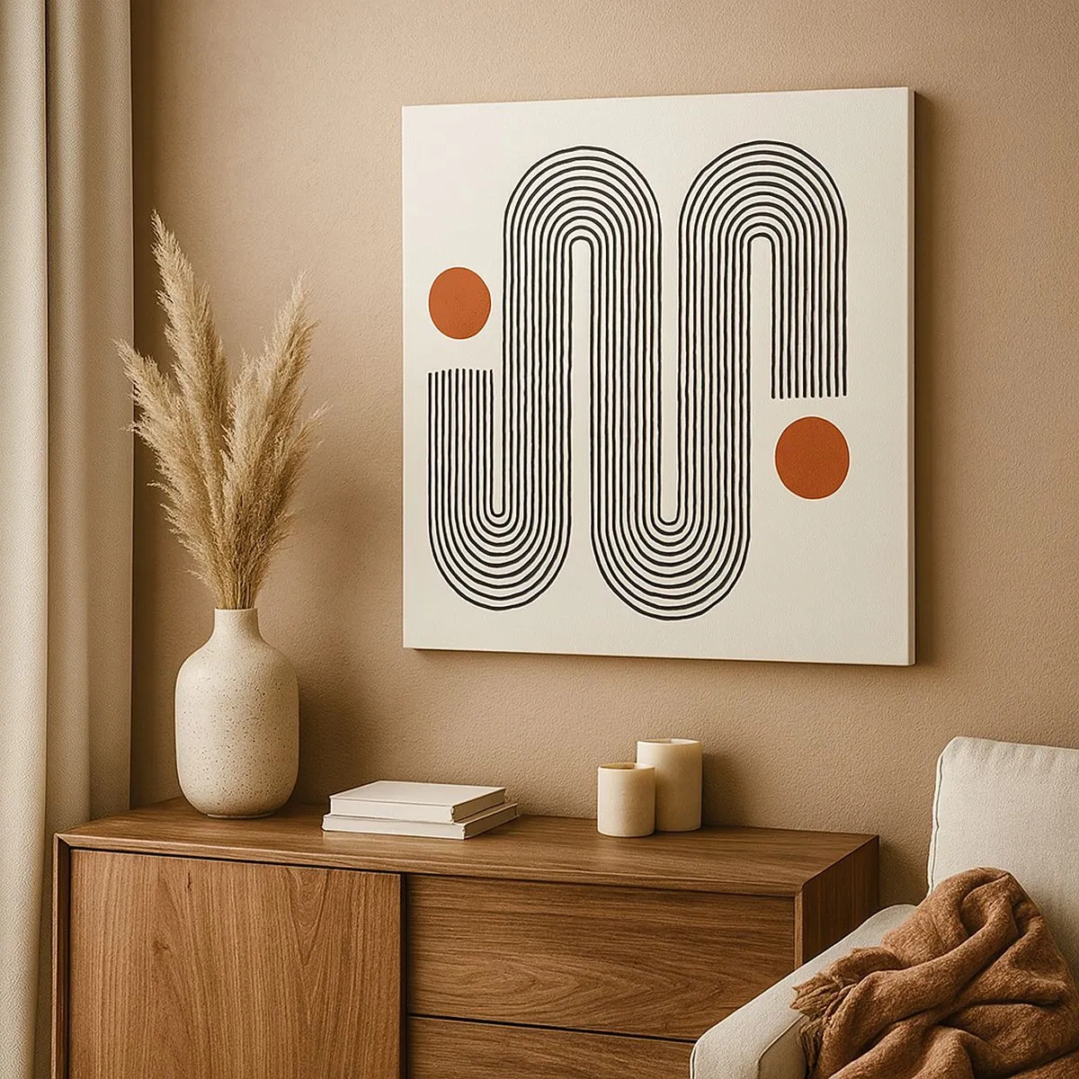 Quadro em tela - Do início ao fim - 30x30 cm