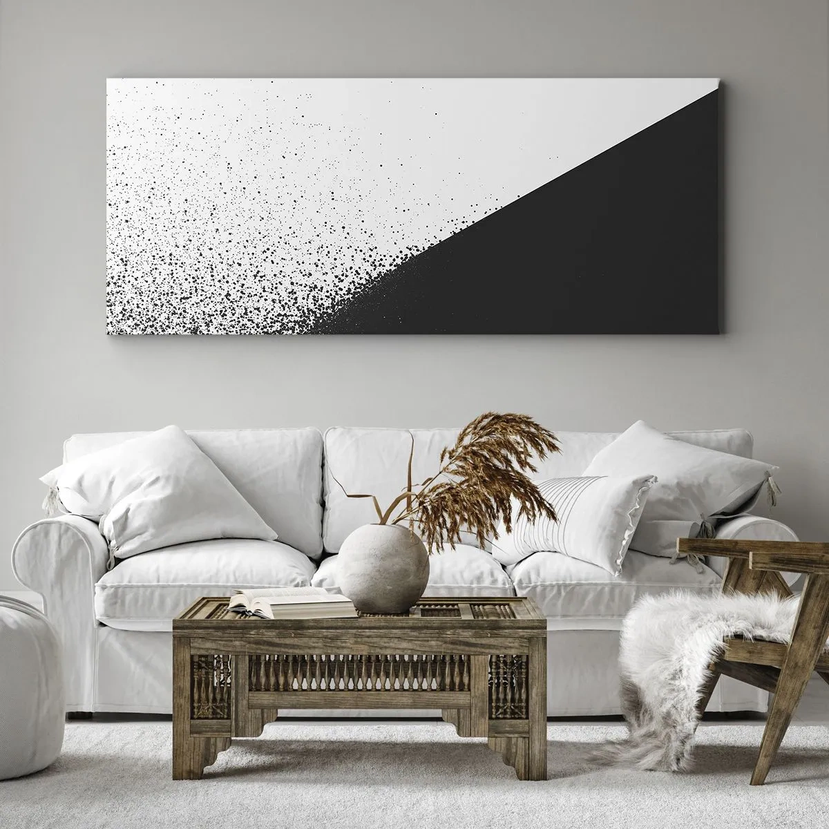 Quadro em tela - Cada vez mais rápido, cada vez mais - 100x40 cm