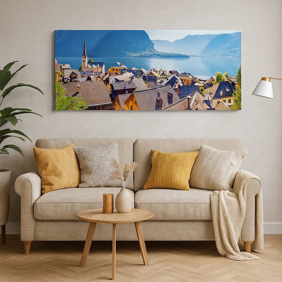 Quadro em tela - Não poderia ser mais pitoresco - 30x30 cm