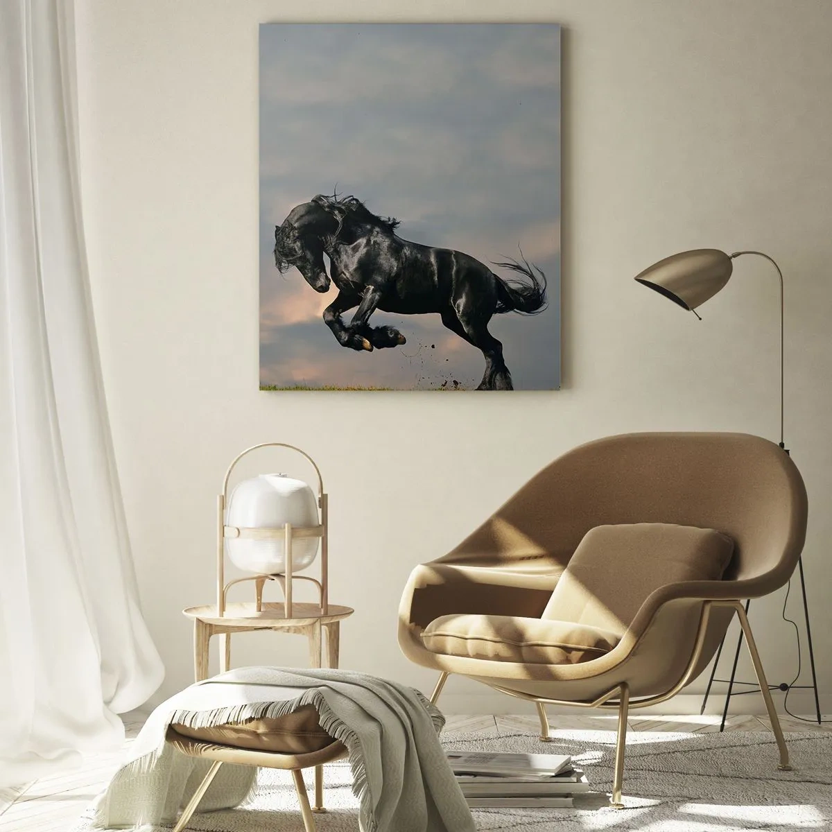 Quadro em vidro - Bonito e lento - 50x70 cm