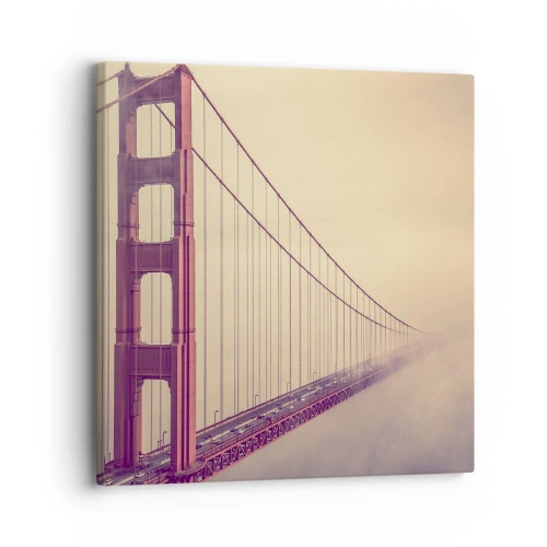 Quadro em tela - Entre o céu e a terra - 30x30 cm