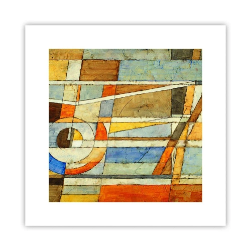 Pôster - Cubismo em construção - 30x30 cm