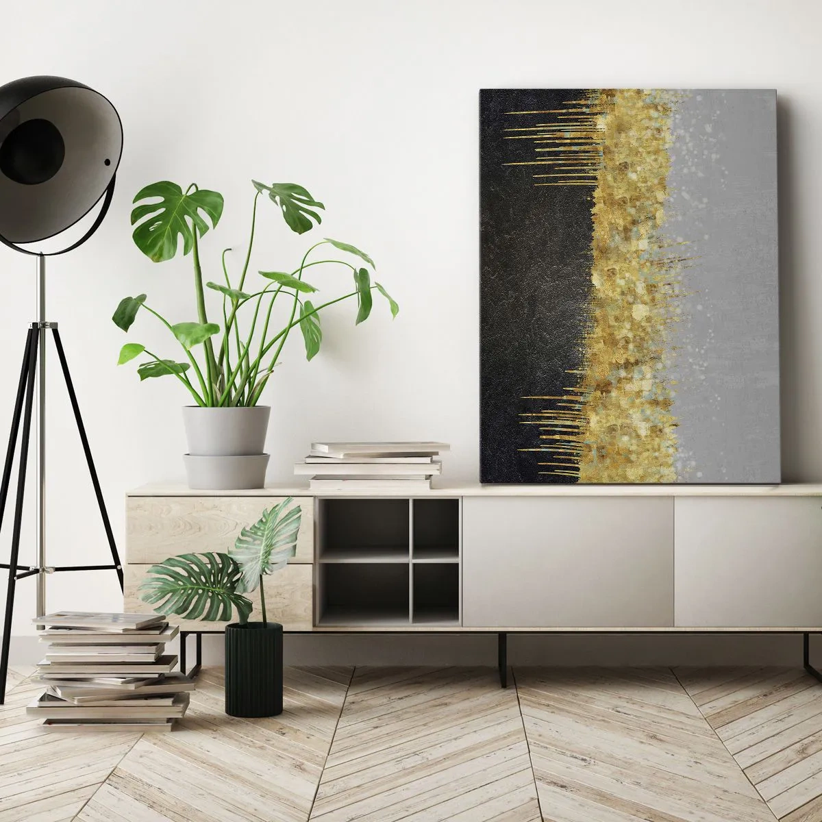 Quadro em tela - Para dentro e para cima - 50x70 cm