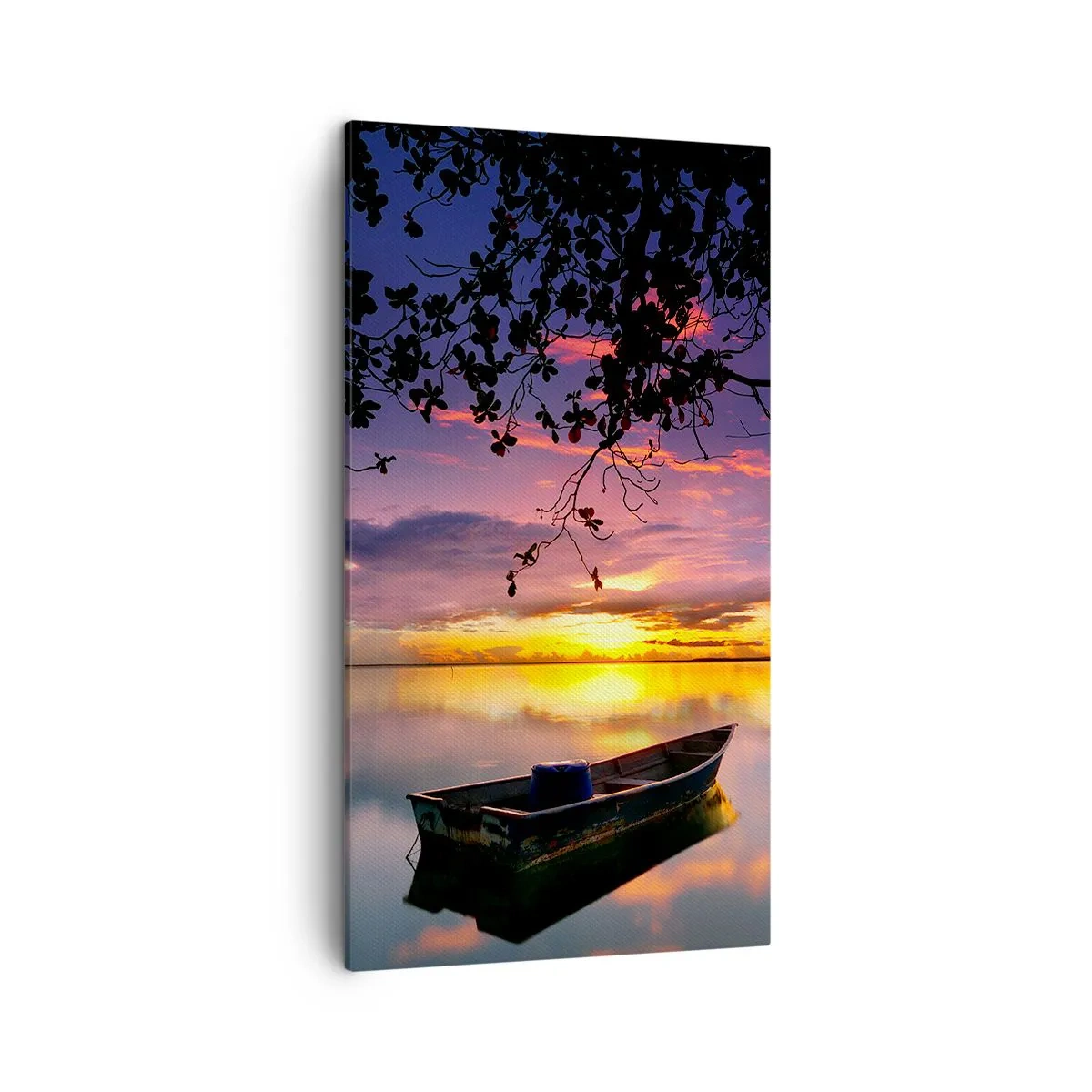 Quadro em tela - Parece que estás pendurado no meio do céu… - 45x80 cm