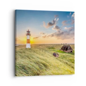 Quadro em tela - Entre as ondas - 30x30 cm