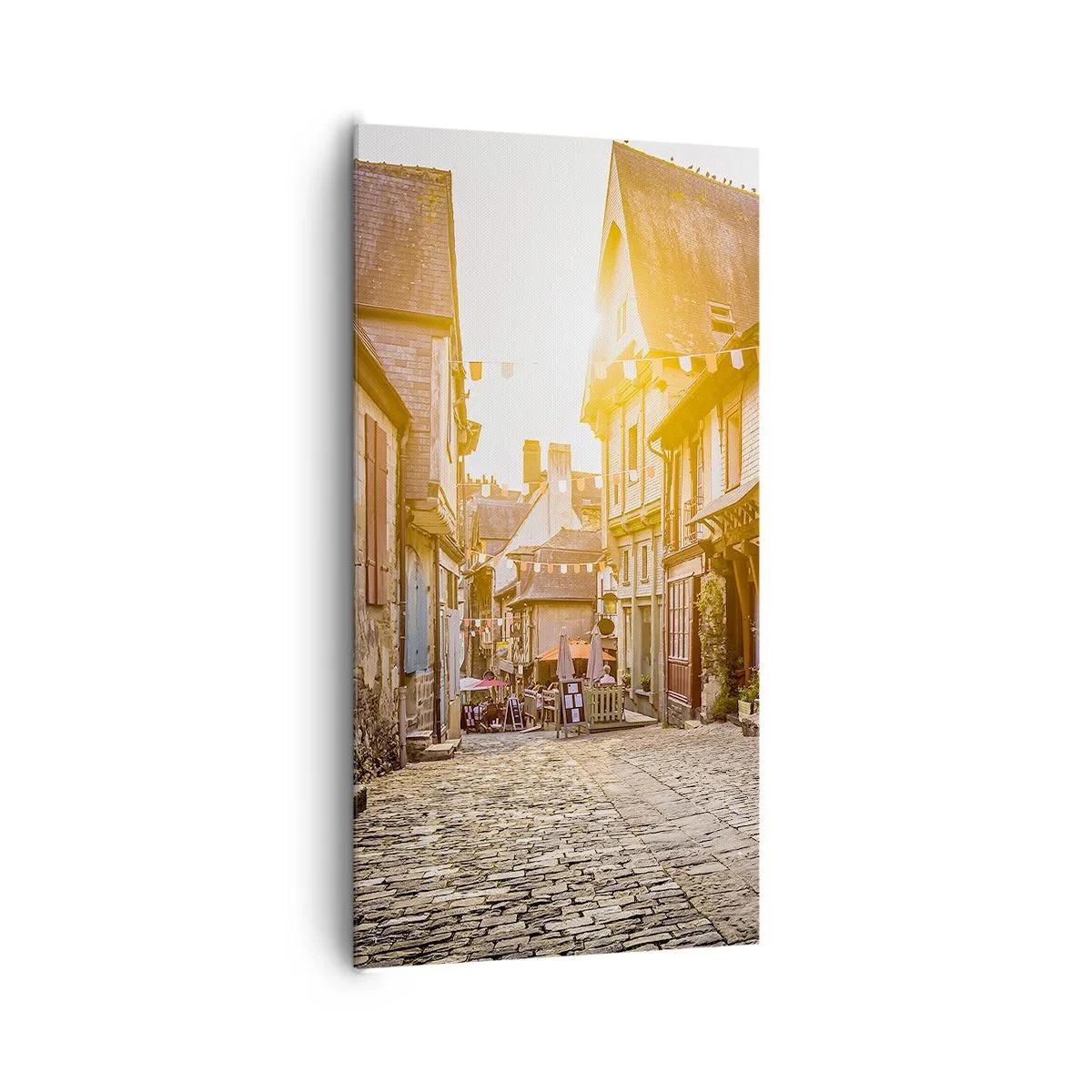Quadro em tela - O espírito branco da cidade - 65x120 cm