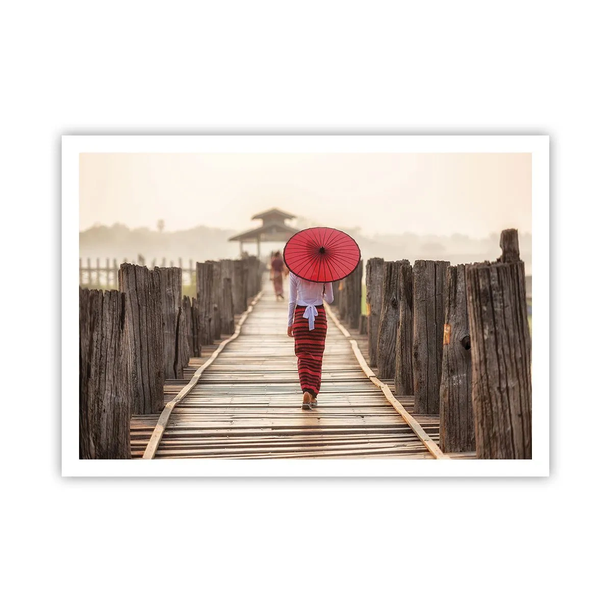 Pôster - Na ponte velha - 100x70 cm