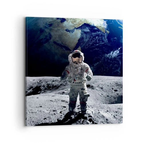 Quadro em tela - Saudações da Lua - 70x70 cm