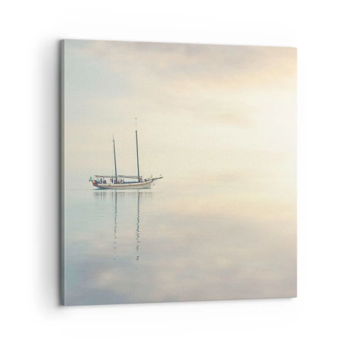 Quadro em tela - Num mar de silêncio - 60x60 cm