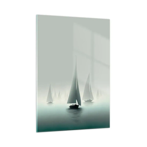 Quadro em vidro - Feito de neblina - 50x70 cm