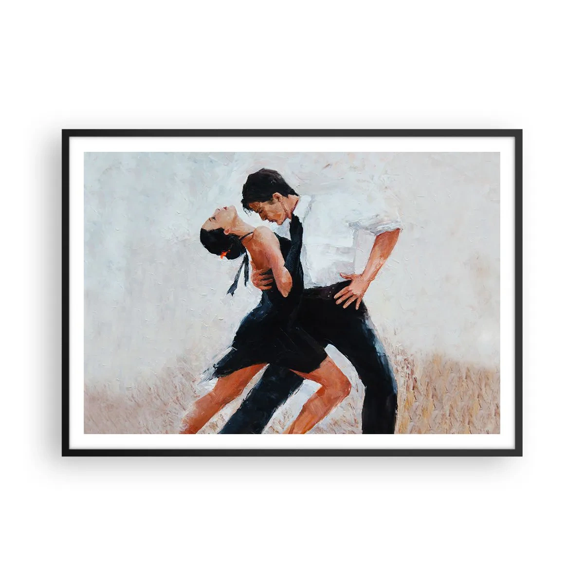 Pôster com moldura preta - O tango dos meus sonhos - 100x70 cm