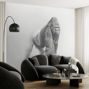 Papel de Parede Standard Eco - Confiante na sua força - Animais, Gorila, Macaco - 450x315 cm
