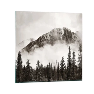 Quadro em vidro - O soberano de granito - 70x70 cm