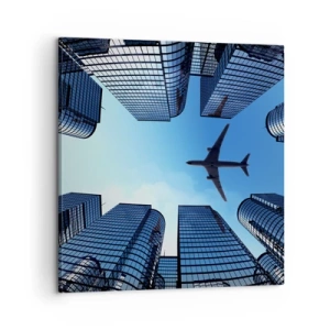 Quadro em tela - Vista do desfiladeiro de vidro - 60x60 cm