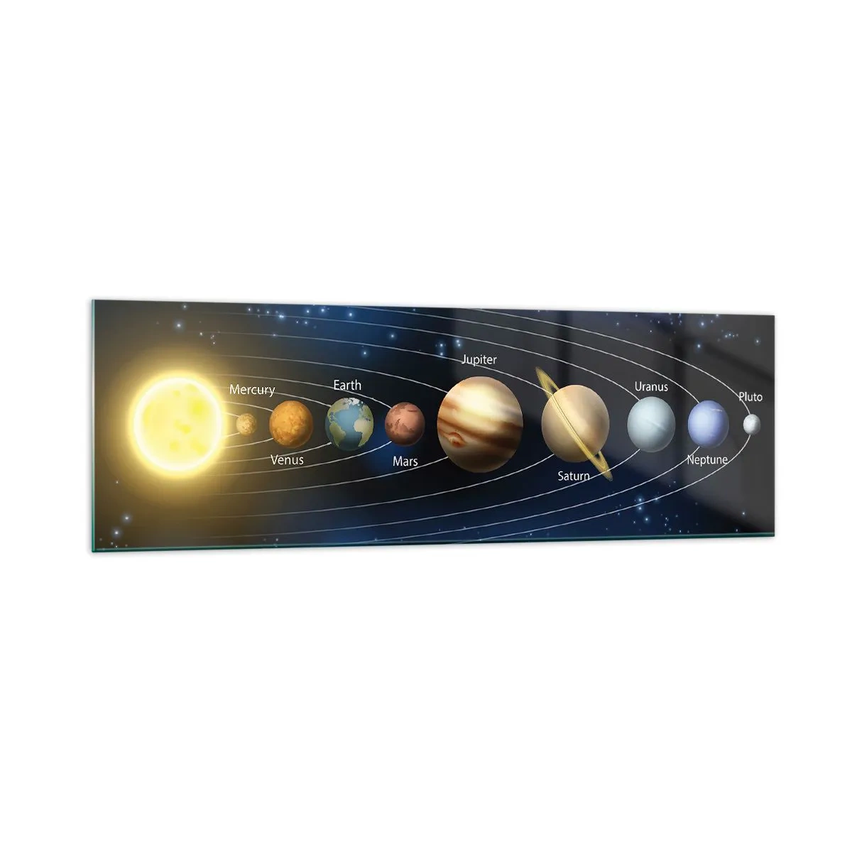 Quadro em vidro - Um de dez - 160x50 cm