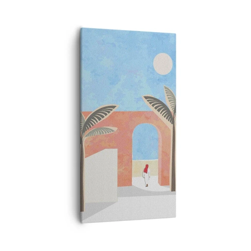 Quadro em tela - Dia árabe - 55x100 cm