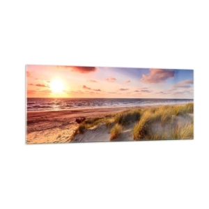 Quadro em vidro - Ar com cheiro de verão - 100x40 cm