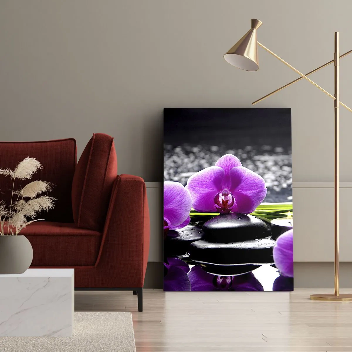 Quadro em tela - Afogar-se na paz e sossego - 50x70 cm