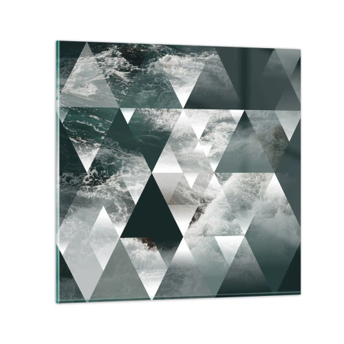 Quadro em vidro - Uma perspetiva de cristal - 60x60 cm