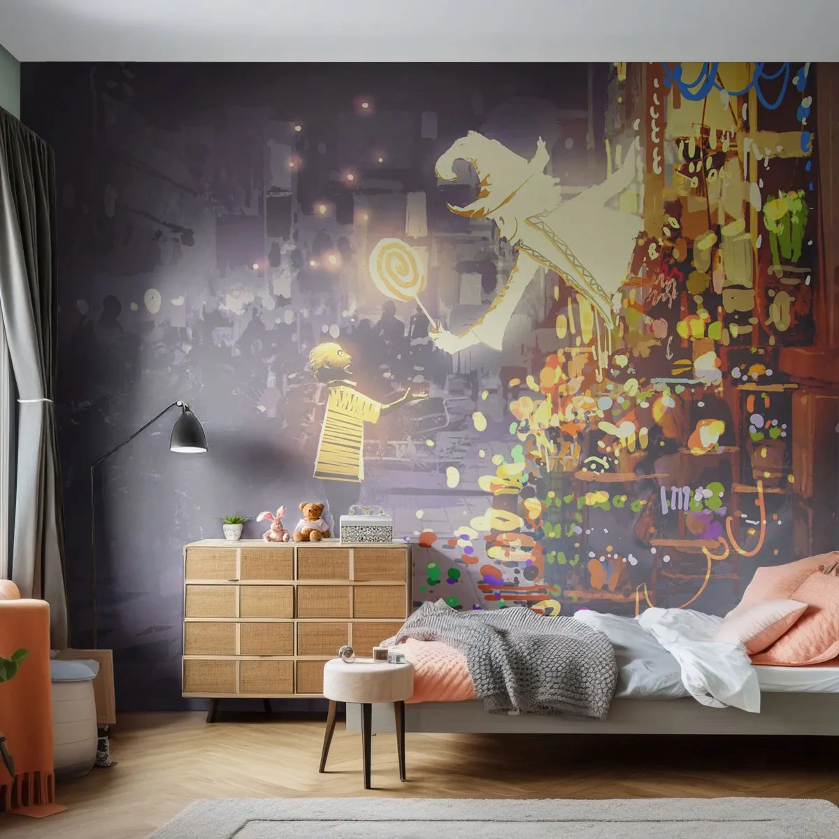 Papel de Parede Standard Eco - Os feitiços existem - Abstração, Fantasia, Para crianças - 200x140 cm