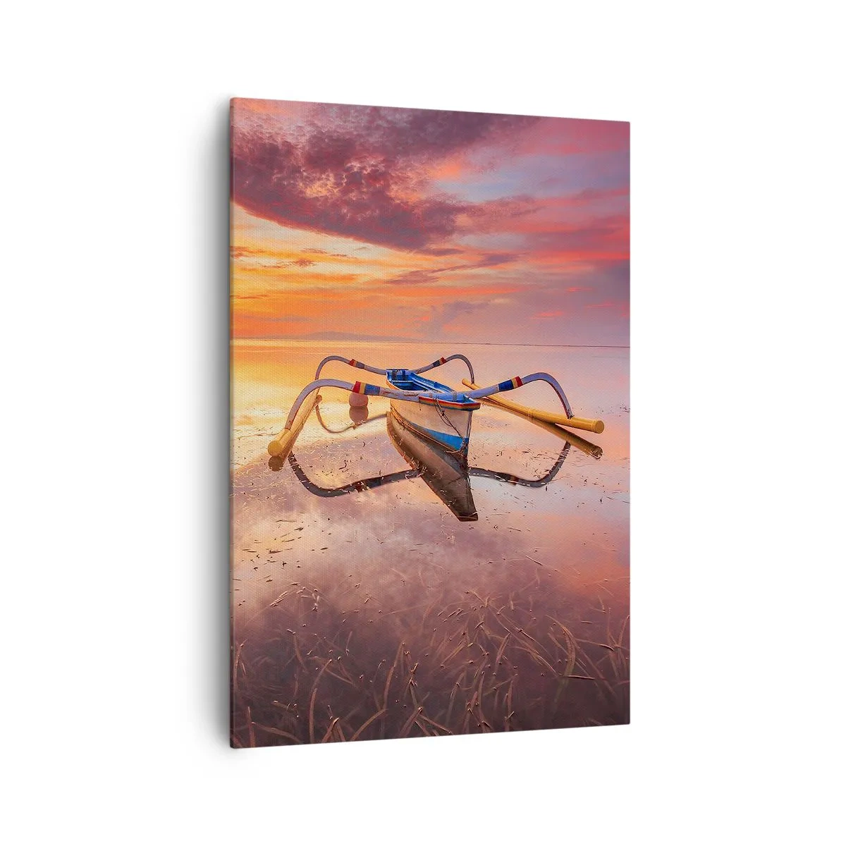 Quadro em tela - A calma de uma noite tropical - 70x100 cm