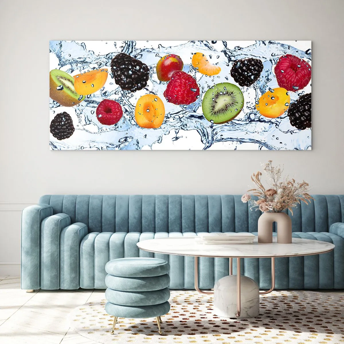 Quadro em vidro - Divirta-se connosco - 90x30 cm