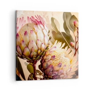 Quadro em tela - Abraçado com ternura - 60x60 cm