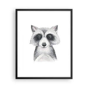 Pôster com moldura preta - Um momento de emoção - 40x50 cm