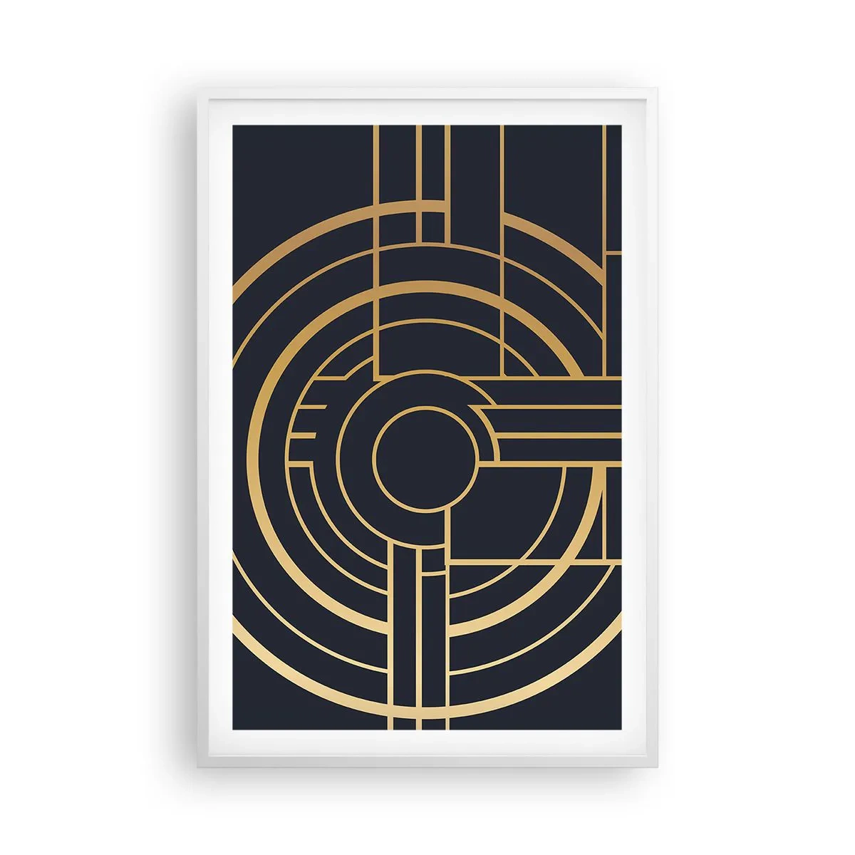 Pôster em moldura branca - Rotação das coisas - 61x91 cm