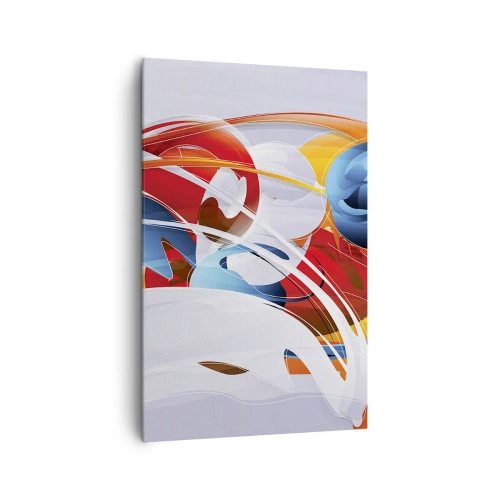 Quadro em tela - A dança dos elementos da natureza - 80x120 cm