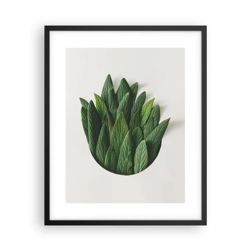 Pôster com moldura preta - Curiosidade indomável - 40x50 cm