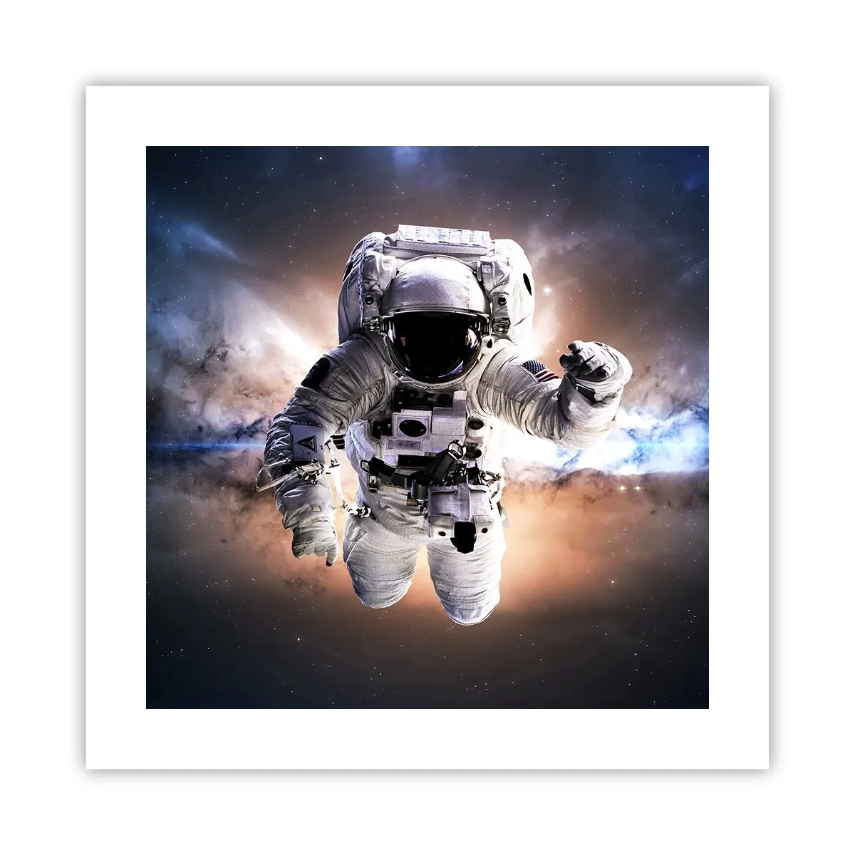 Pôster - Saudações do espaço - 40x40 cm