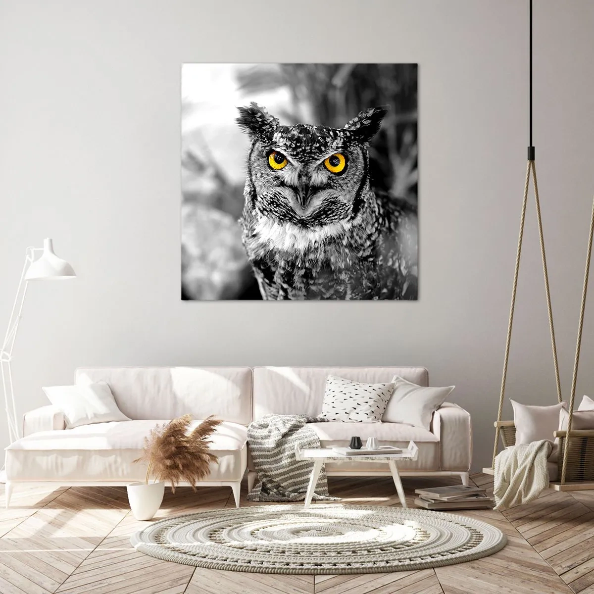 Quadro em tela - Nada pode ser escondido - 40x40 cm