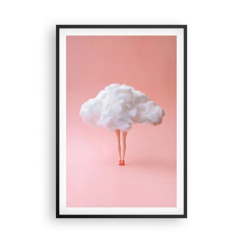 Pôster com moldura preta - Doce promessa - 61x91 cm