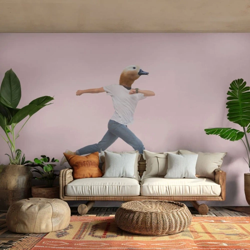 Papel de Parede Standard Eco - Uma pitada de absurdo - Abstração, Homem, Minimalismo - 300x210 cm