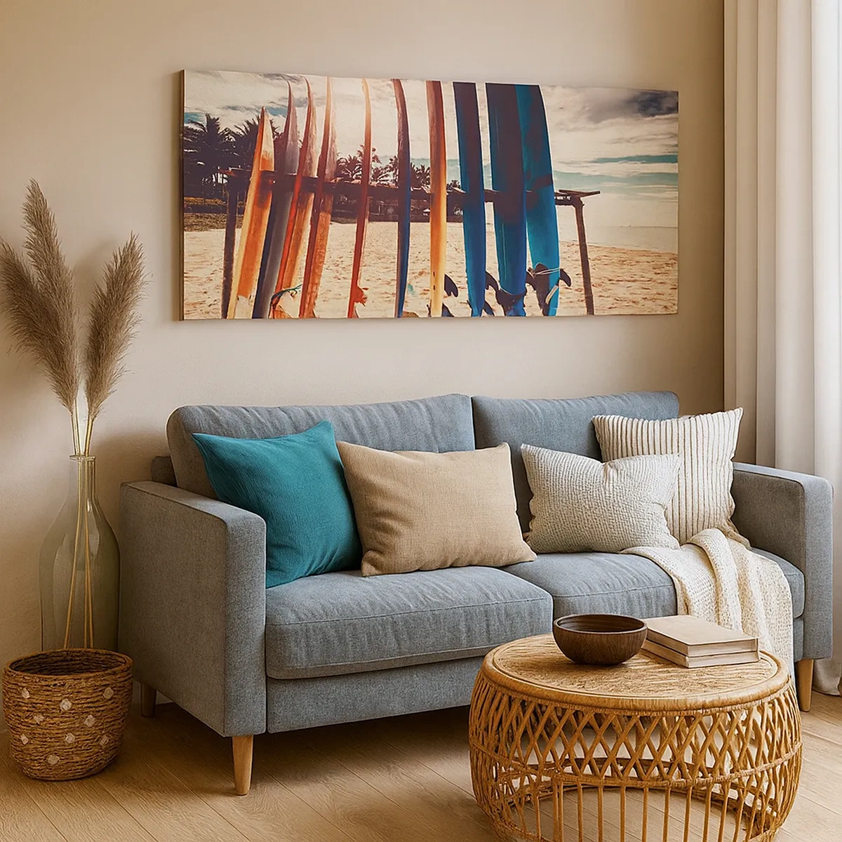 Quadro em tela - Boa noite, até amanhã - 30x30 cm