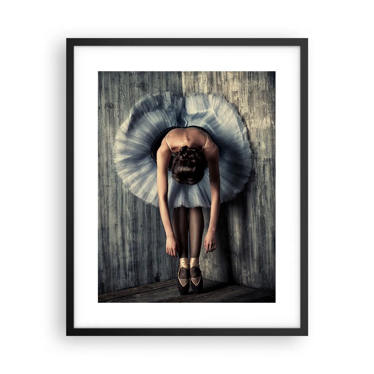 Pôster com moldura preta - Quando a música desaparece - 40x50 cm