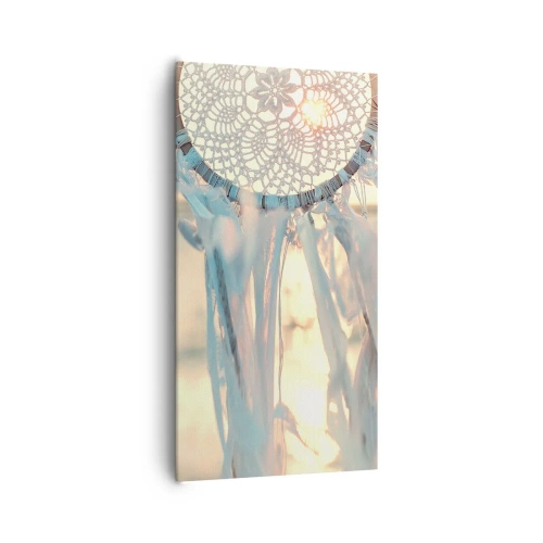 Quadro em tela - Totem de renda - 65x120 cm