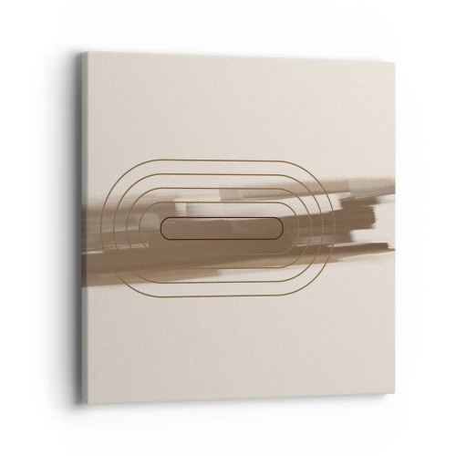 Quadro em tela - Um sopro de cinza - 40x40 cm