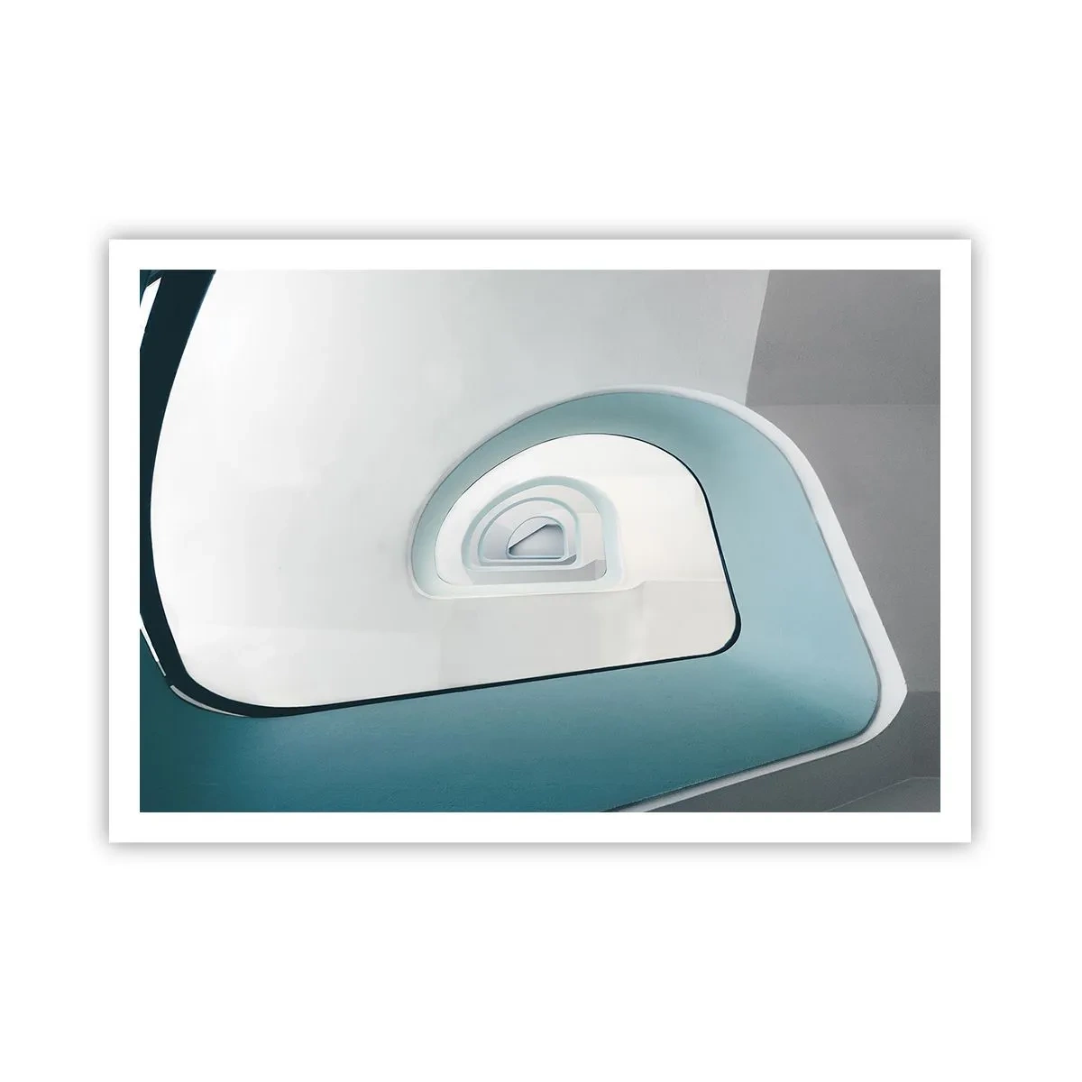 Pôster - Para o fundo do azul - 100x70 cm