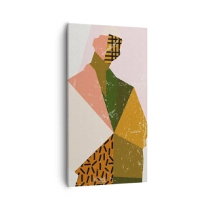 Quadro em tela - Homem – um ser complexo - 55x100 cm