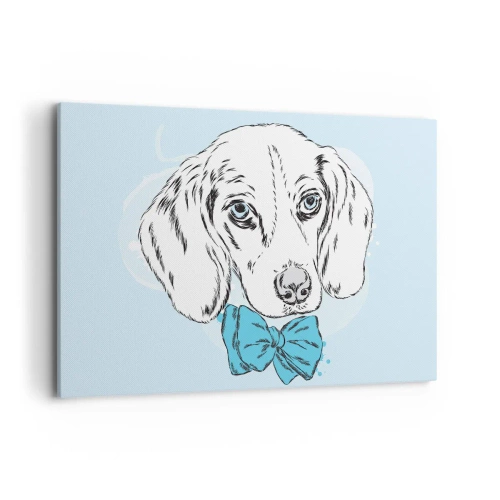 Quadro em tela - Elegância canina - 120x80 cm