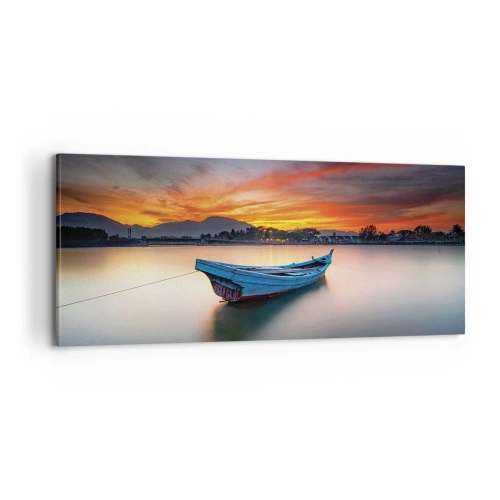 Quadro em tela - Uma boa noite se aproxima - 100x40 cm
