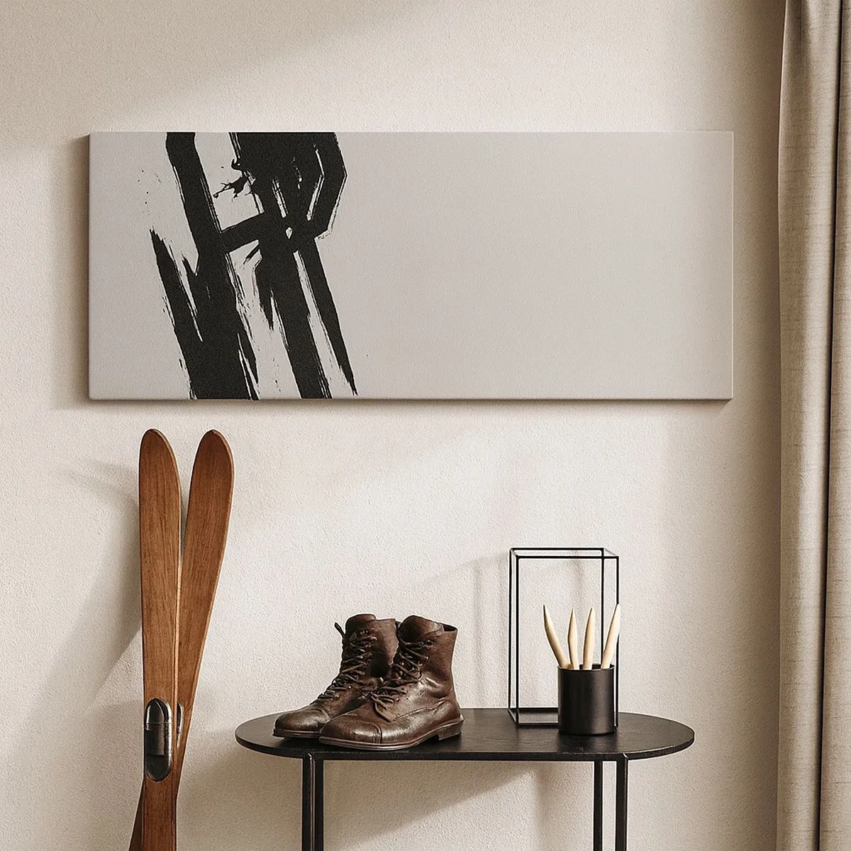 Quadro em tela - Corrida imparável - 100x40 cm