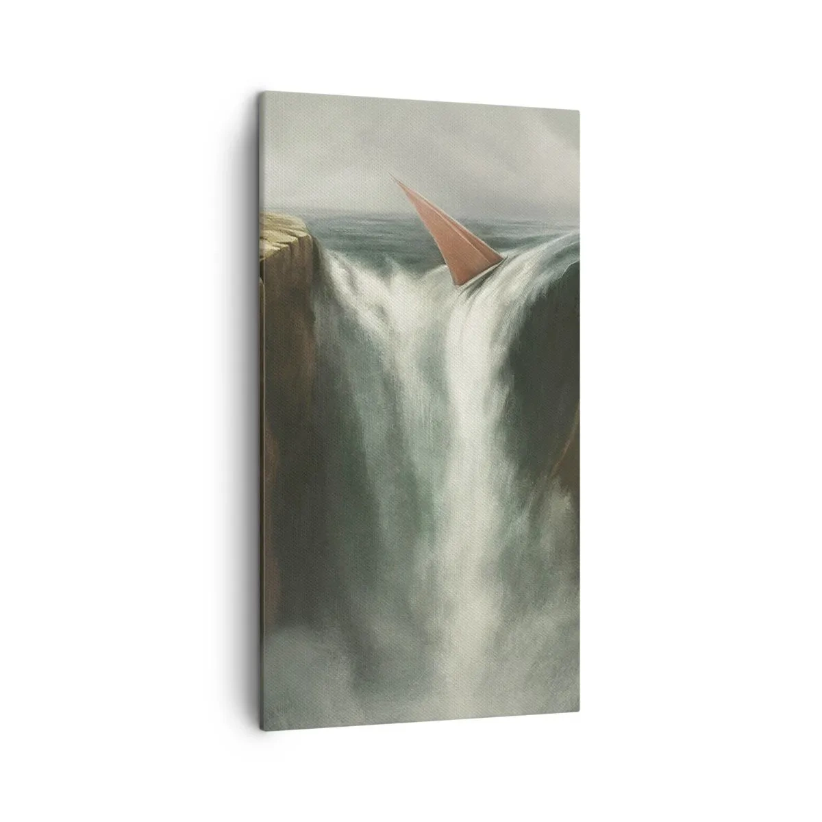 Quadro em tela - Um aviso da vida - 45x80 cm