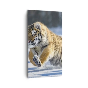 Quadro em tela - O deus da taiga siberiana - 45x80 cm