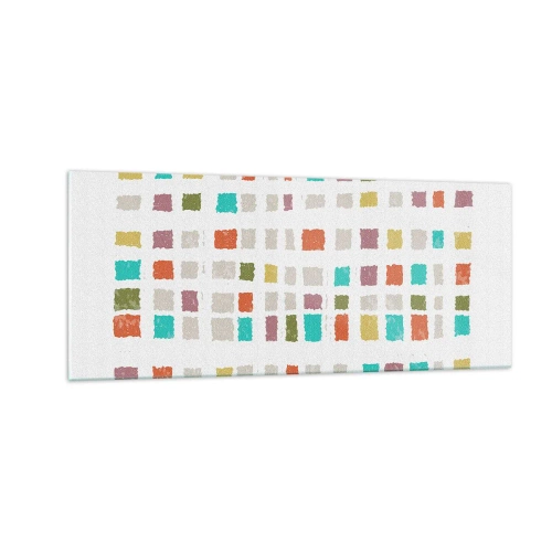 Quadro em vidro - Jogo desconhecido - 100x40 cm