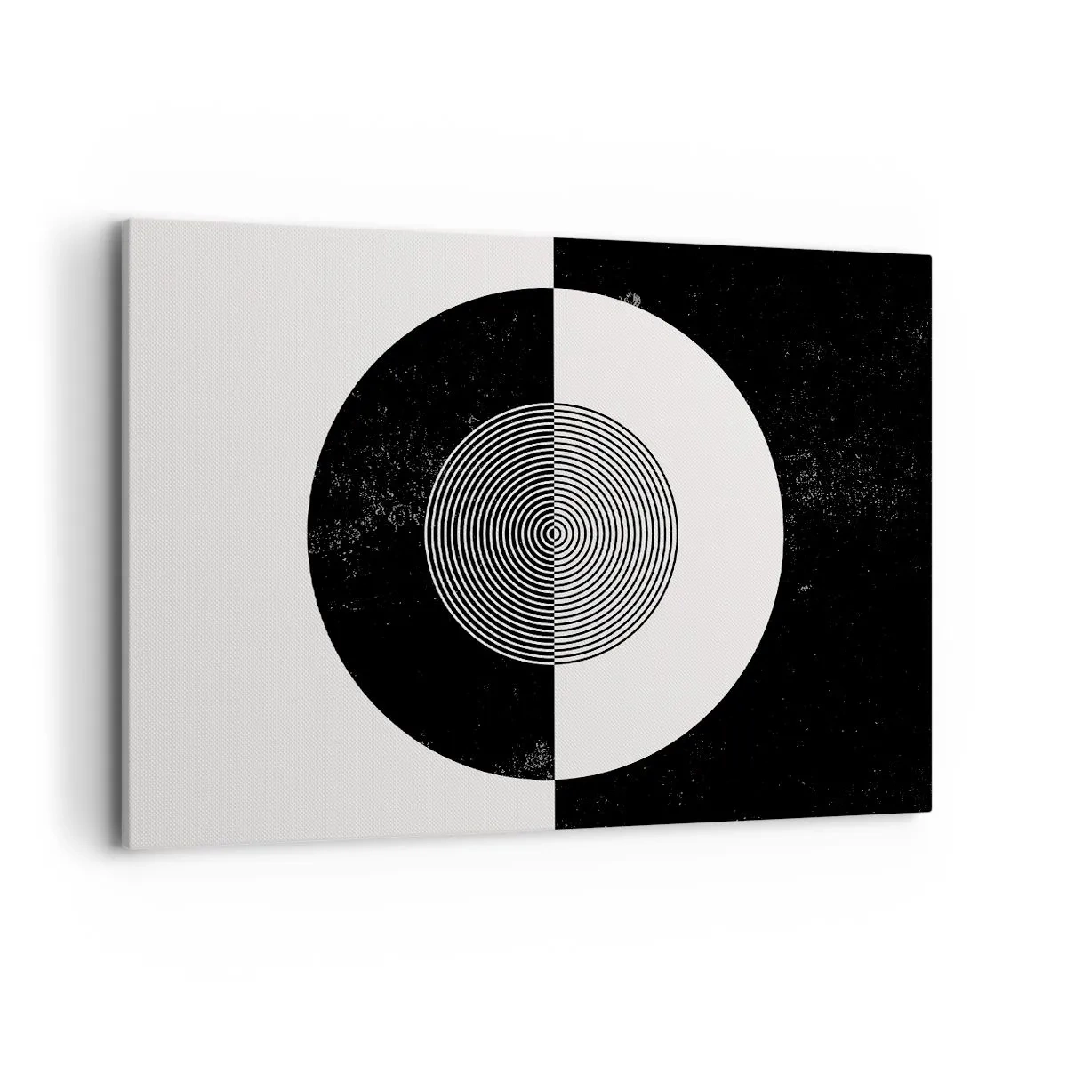 Quadro em tela - Harmonia a preto e branco - 100x70 cm